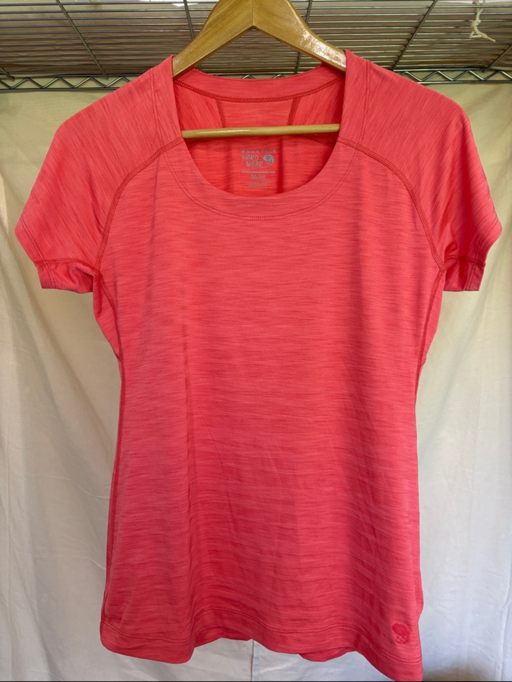 Mountain Hardwear Coral Pink Short Sleeve Performance Tee